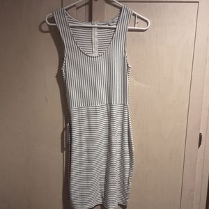 Size small Charlotte russe black and white striped dress